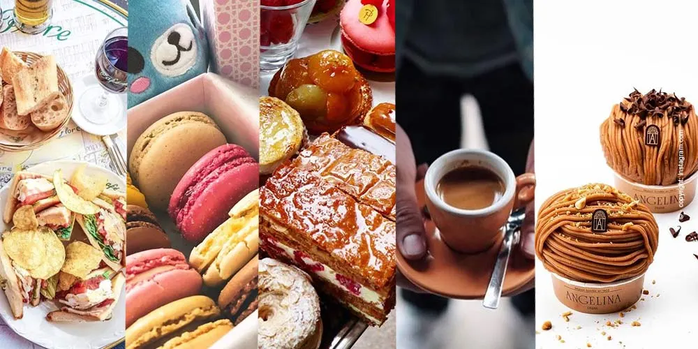Cafés, salons de thé, restaurants à Paris