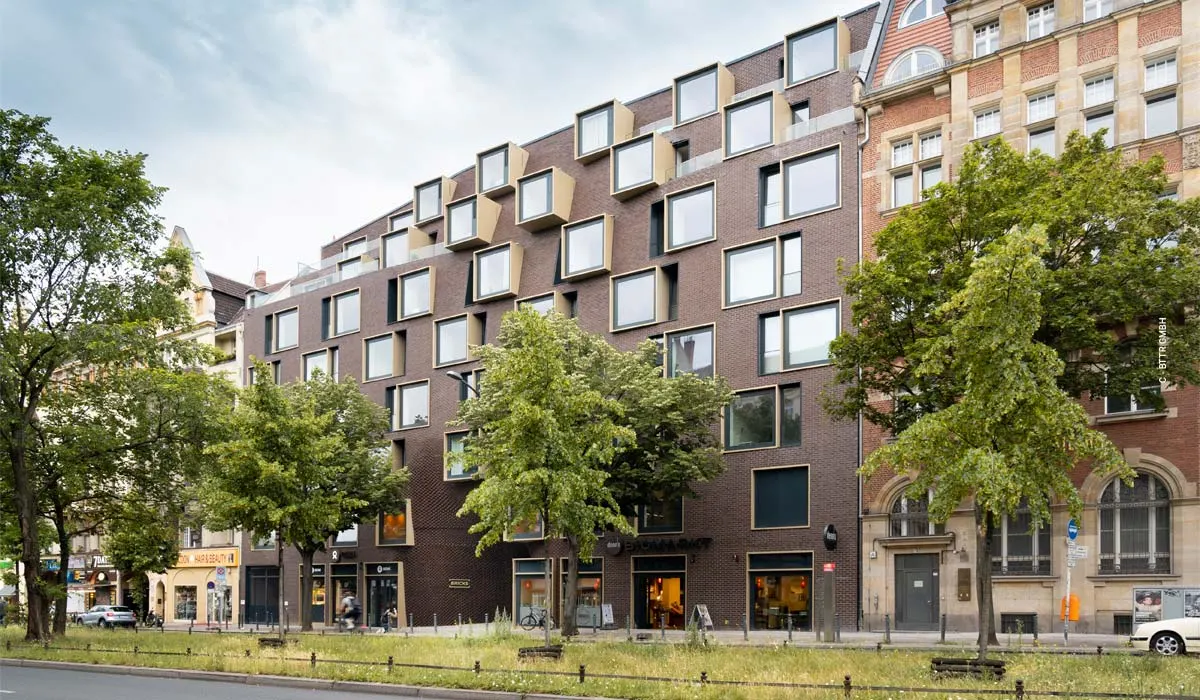 Bricks Schöneberg - Quartier résidentiel et commercial par Graft Architekten à Berlin Mitte