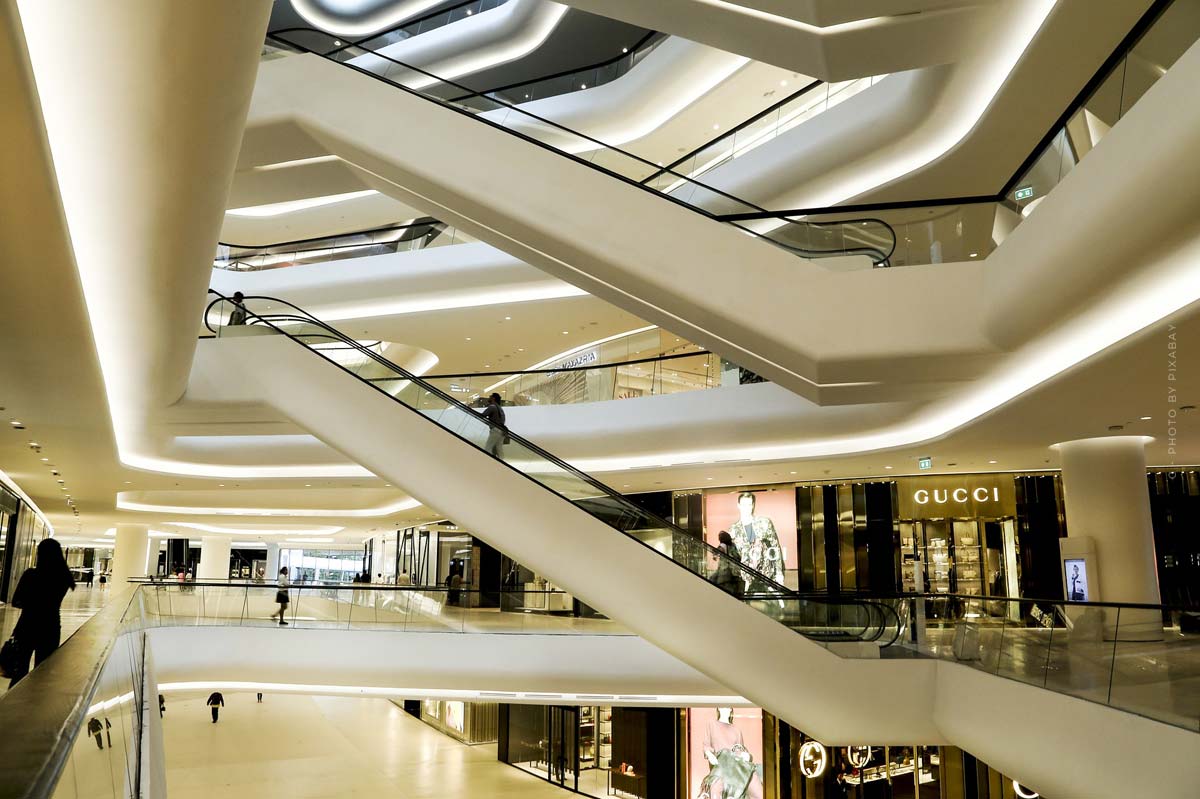 luxus-shopping-houston-shoppingcenter-brands-marken-rolltreppe-gucci-stores